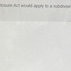 Interstate land sales full disclosure