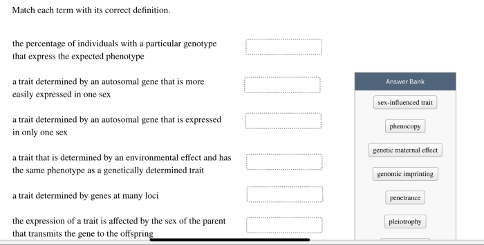 Term definition match its each